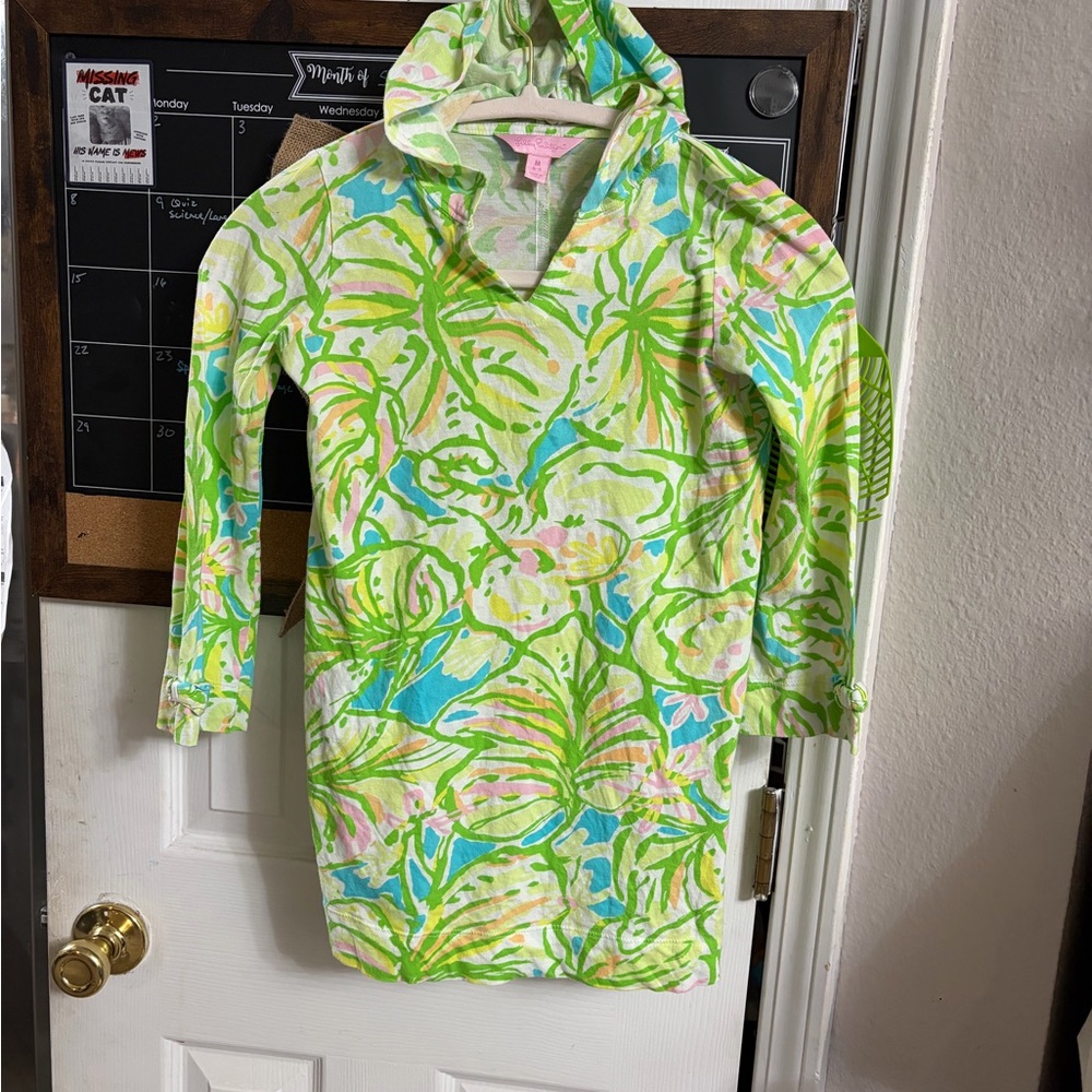 Lilly Pulitzer Kids Dress in Green and Blue